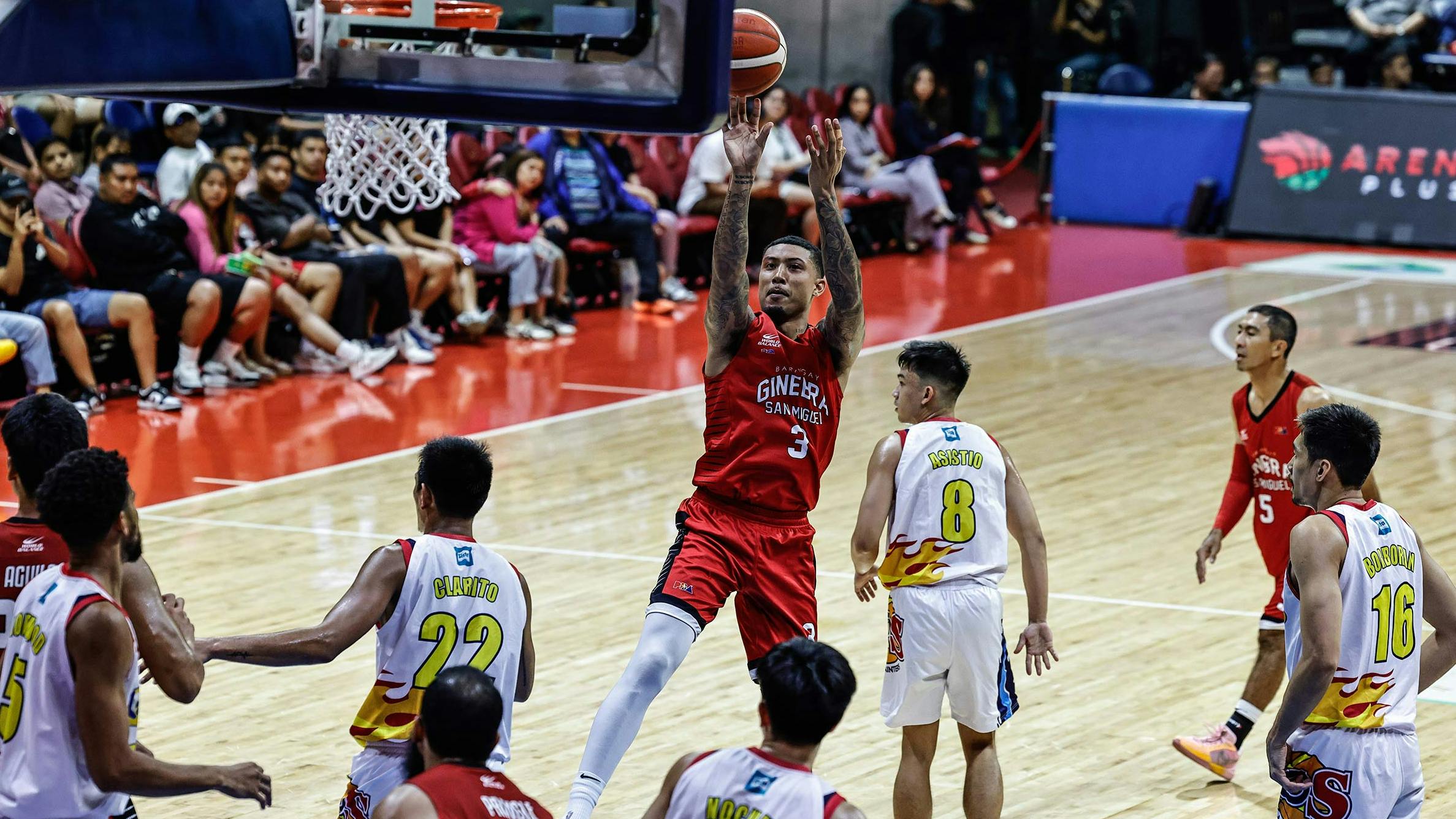 PBA: Jamie Malonzo sizzles as Ginebra thwarts Rain or Shine for opening game victory